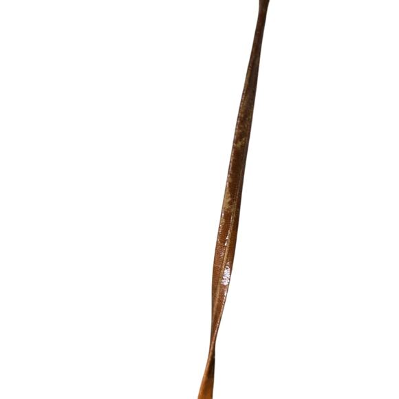 Moosehide and Sealskin Crossbody Bag Half Moon Brown Gray Fur Leather - Picture 5 of 9